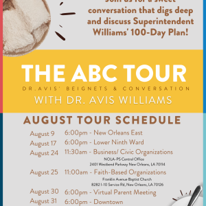 ABC Tour Schedule Flyer With Dates